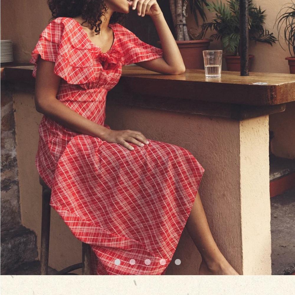 Doen Nevara dress in Sylvie Plaid- size Small